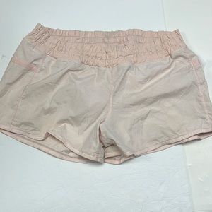 Size 12 Pink Lululemon Shorts